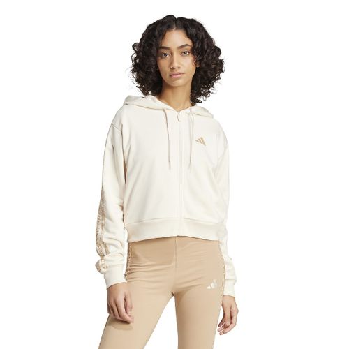 Felpa con cappuccio 3-Stripes stampa animalier - ADIDAS SPORTSWEAR - Modalova