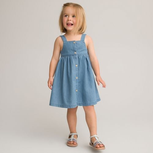 Abito con bretelle in denim - LA REDOUTE COLLECTIONS - Modalova