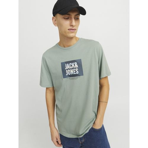 T-shirt girocollo stampata - JACK & JONES - Modalova