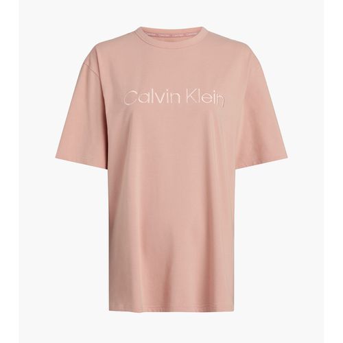 T-shirt Da Pigiama Maniche Corte Pure Cotton Rosa Donna Taglie XS - calvin klein underwear - Modalova