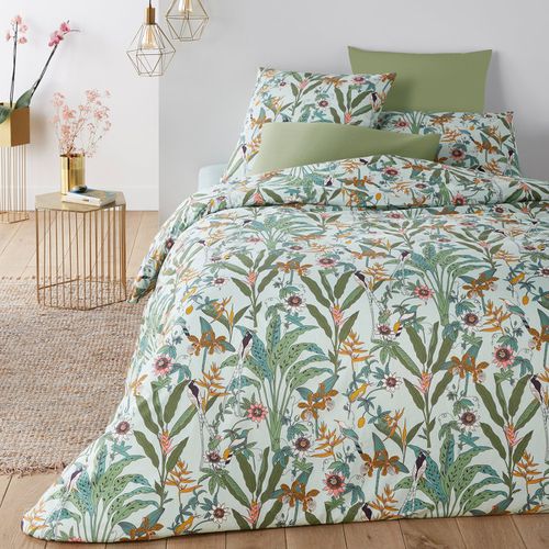 Copripiumone Percalle Cotone Eden Flower Taglie 200 x 200 cm - la redoute interieurs - Modalova