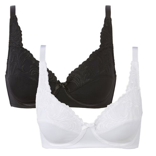 Confezione Da 2 Reggiseni A Coppa Intera Senza Ferretto Donna Taglie 2 B - anne weyburn - Modalova