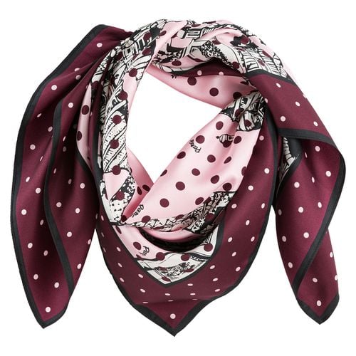 Foulard pura seta, stampa Monumenti parigini - LA REDOUTE COLLECTIONS - Modalova