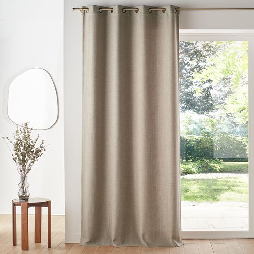 Tenda Con Occhielli Effetto Natté, Montego Taglie 260 x 140 cm - la redoute interieurs - Modalova