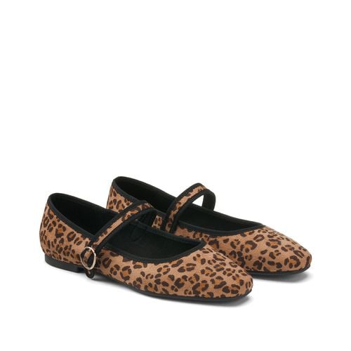 Ballerine con fibbia, stampa leopardata - LA REDOUTE COLLECTIONS - Modalova