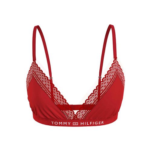 Triangolo In Microfibra E Pizzo Donna Taglie XS - tommy hilfiger - Modalova