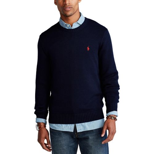 Pull Scollo Rotondo In Cotone Uomo Taglie XL - polo ralph lauren - Modalova