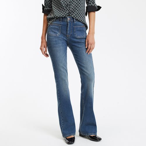 Jeans bootcut, tasche applicate - FREEMAN T. PORTER - Modalova