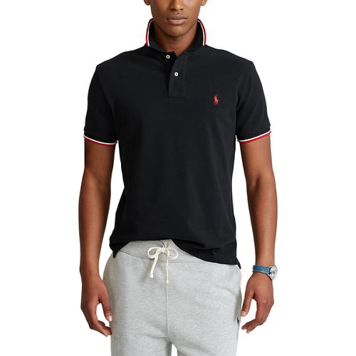 Polo Dritta Custom Fit In Maglia Piqué Uomo Taglie XL - polo ralph lauren - Modalova