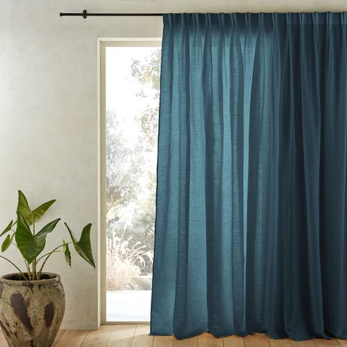Tenda in lino fiammingo plissettato, Colin - AM.PM - Modalova