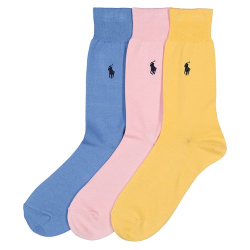 Confezione Da 3 Paia Di Calze Filo Di Scozia Uomo Taglie 39/42 - polo ralph lauren - Modalova