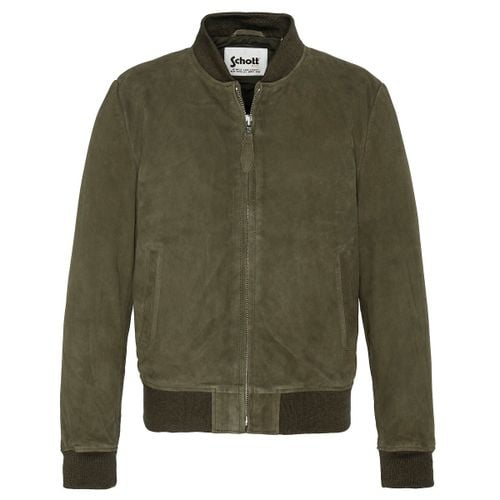 Bomber In Pelle Di Capra Lc300 Uomo Taglie M - schott - Modalova