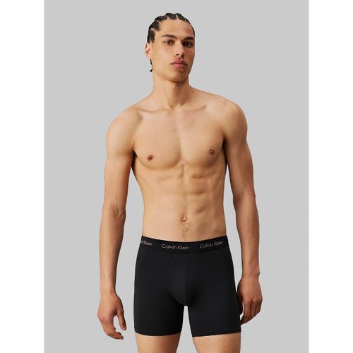 Set Di 3 Boxer Lunghi In Cotone Elasticizzato Uomo Taglie XL - calvin klein underwear - Modalova