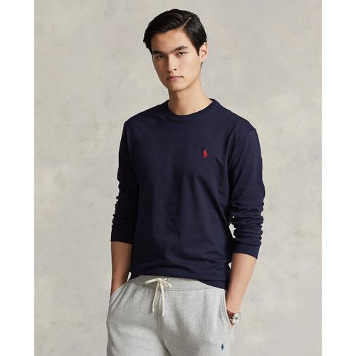 T-shirt Maniche Lunghe In Jersey Di Cotone Uomo Taglie M - polo ralph lauren - Modalova
