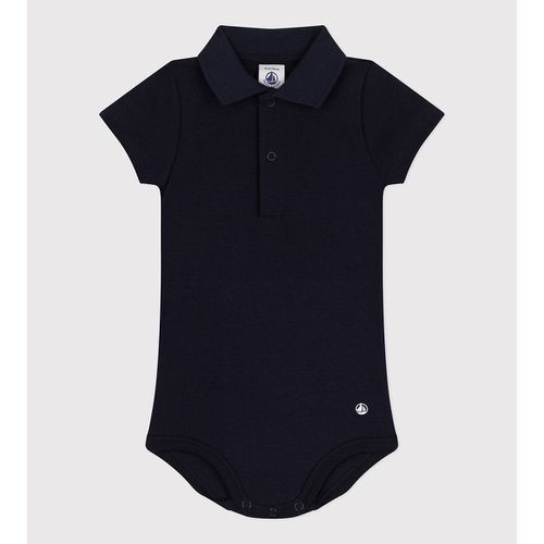 Body Maniche Corte Collo Polo Taglie 3 mesi - 60 cm - petit bateau - Modalova