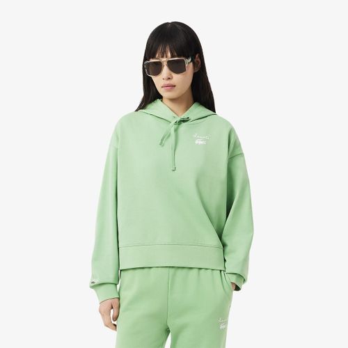 Felpa con cappuccio oversize - LACOSTE - Modalova