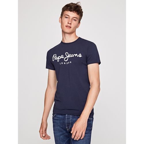 T-shirt Scollo Rotondo Original Stretch Uomo Taglie L - pepe jeans - Modalova