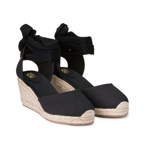 Espadrillas con tacco a zeppa, allacciatura alla caviglia - LA REDOUTE COLLECTIONS PLUS - Modalova