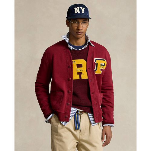 Cardigan universitario con bottoni fleece - POLO RALPH LAUREN - Modalova