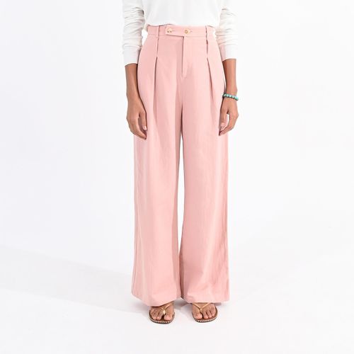 Pantaloni Dritti Larghi Donna Taglie L - molly bracken - Modalova