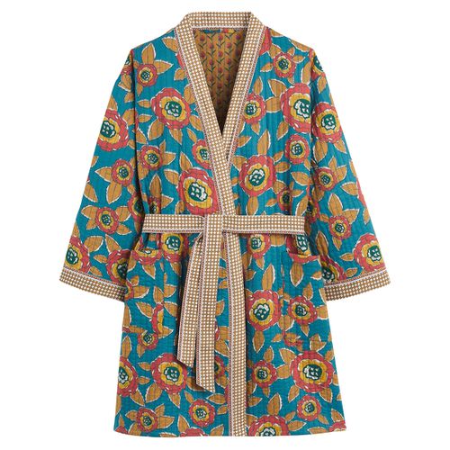 Vestaglia Kimono Stampato Cotone, Chandi Donna Taglie 46/48 (FR) - 50/52 (IT) - jamini x la redoute interieurs - Modalova