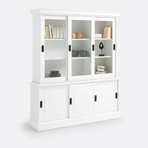 Credenza-vetrinetta pino massello - LA REDOUTE INTERIEURS - Modalova