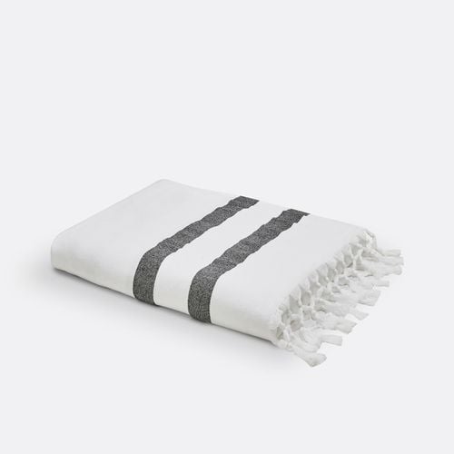 Asciugamano Fouta Bio, Foderato Spugna Antalya Taglie 50 x 100 cm - la redoute interieurs - Modalova