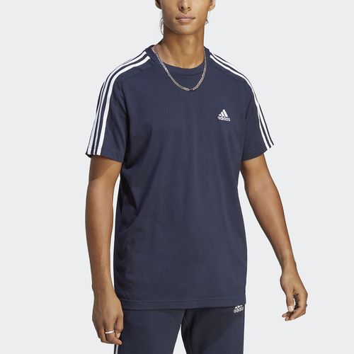 T-shirt In Jersey Con 3 Bande Essentials Taglie S - adidas sportswear - Modalova