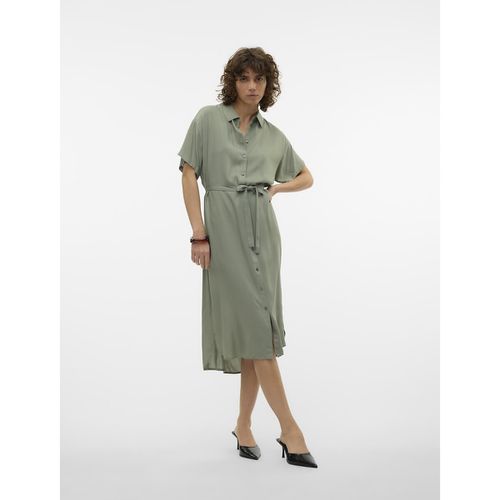 Abito Dritto, Lunghezza Midi, 3/4, Maniche Corte Donna Taglie XS - vero moda - Modalova