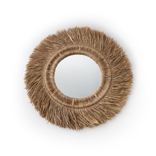 Specchio Rotondo In Vimini E Sisal Ø100 Cm, Loully - la redoute interieurs - Modalova