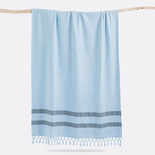 Fouta XL cotone bio, foderato spugna Antalya - LA REDOUTE INTERIEURS - Modalova