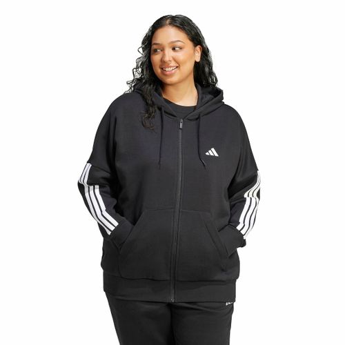Felpa con cappuccio e zip Essentials 3 Stripes - ADIDAS SPORTSWEAR - Modalova