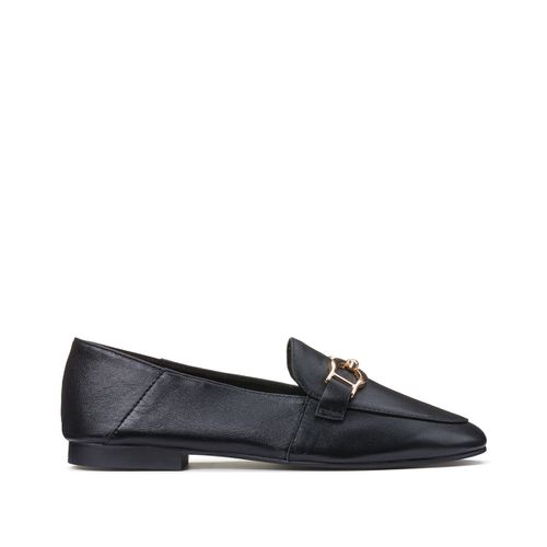 Mocassini Loafer In Pelle Con Morsetti Donna Taglie 45 - la redoute collections plus - Modalova