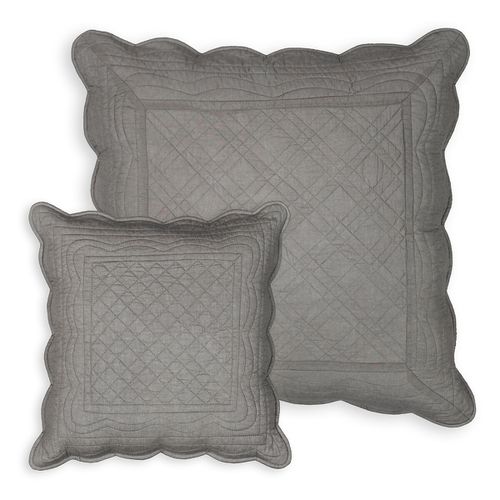 Fodera Per Cuscino Trapuntata Cotone, Scenario Taglie 65 x 65 cm - la redoute interieurs - Modalova