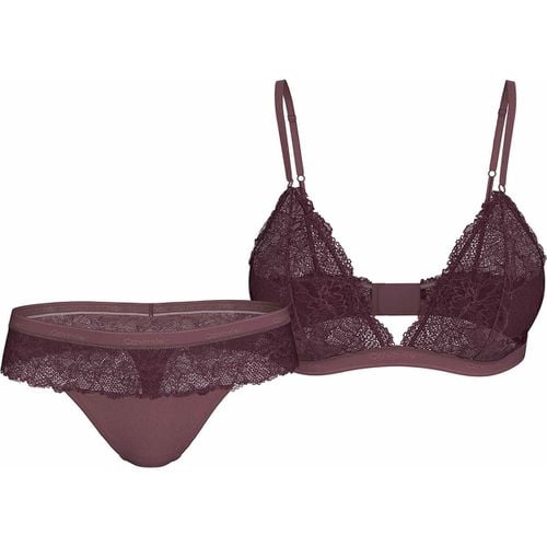 Completo Reggiseno + Culotte Modern Lace Donna Taglie XS - calvin klein underwear - Modalova