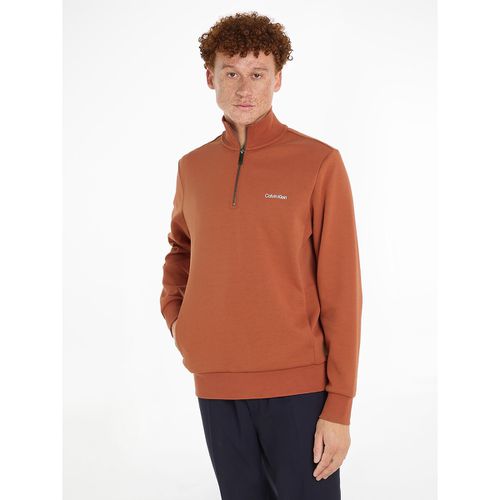 Maglione Collo Alto Micro Logo Cerniera Uomo Taglie S - calvin klein - Modalova