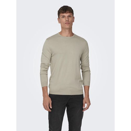 Maglione leggero dritto girocollo - ONLY & SONS - Modalova