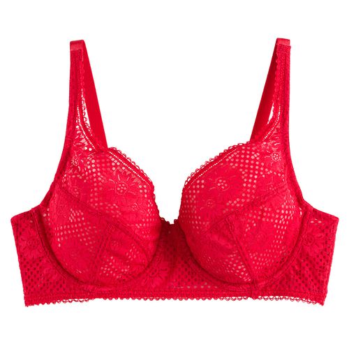 Reggiseno Minimizer In Pizzo Donna Taglie 3 C - la redoute collections - Modalova