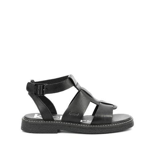 Sandali In Pelle Kick Lila Donna Taglie 37 - kickers - Modalova