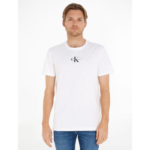 T-shirt girocollo maniche corte mono logo - CALVIN KLEIN JEANS - Modalova