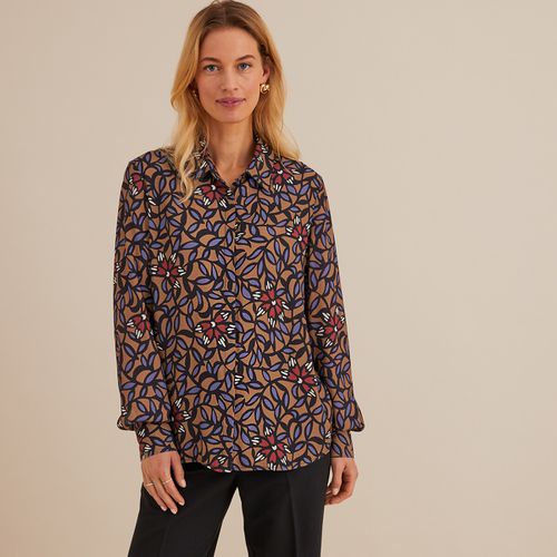 Camicia, Fantasia Floreale, Maniche Lunghe Donna Taglie 36 (FR) - 40 (IT) - anne weyburn - Modalova