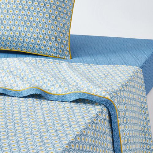 Lenzuolo Piatto Cotone, Pop Mozaic Taglie 180 x 290 cm - la redoute interieurs - Modalova