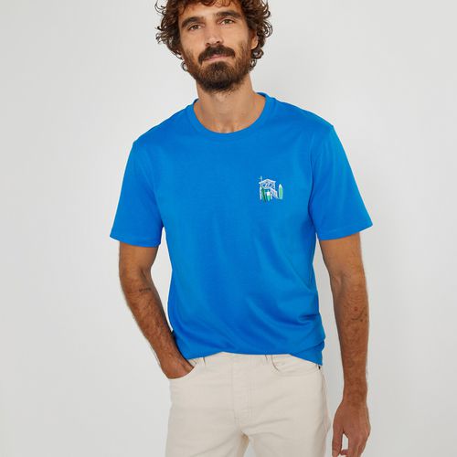 T-shirt Girocollo Maniche Corte Uomo Taglie M - la redoute collections - Modalova