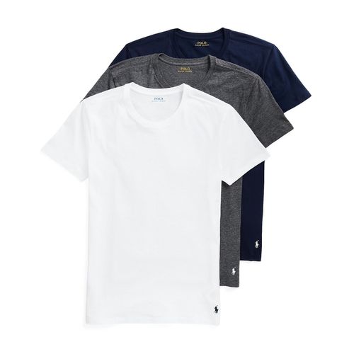 Confezione Da 3 T-shirt Girocollo Uomo Taglie S - polo ralph lauren - Modalova