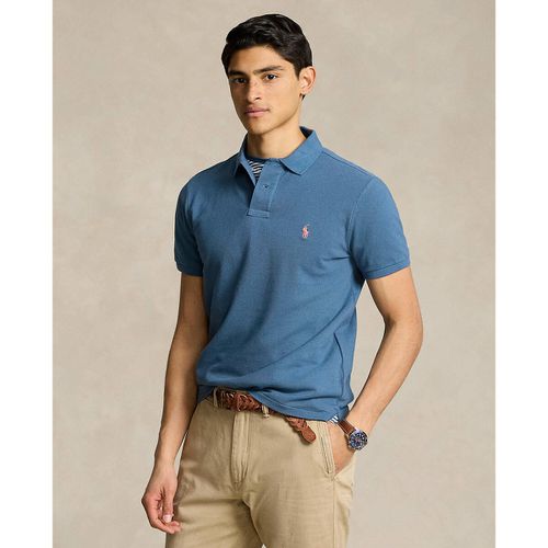 Polo Dritta In Cotone Pony Player Ricamata Uomo Taglie M - polo ralph lauren - Modalova