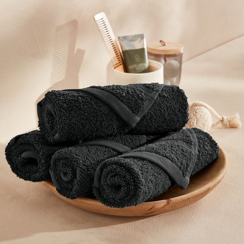 Confezione da 4 asciugamani ospite in spugna 600 g/m² - LA REDOUTE INTERIEURS - Modalova