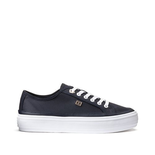 Baskets Vulcanizzate In Canvas Donna Taglie 39 - tommy hilfiger - Modalova