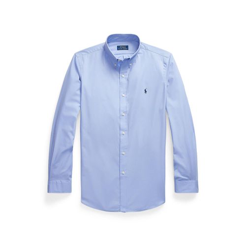 Camicia Aderente Tinta Unita Blu Uomo Taglie L - polo ralph lauren - Modalova