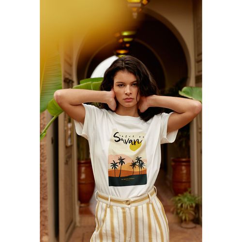 T-shirt Maniche Corte Stampata Tavane Donna Taglie 1(S) - la petite etoile - Modalova