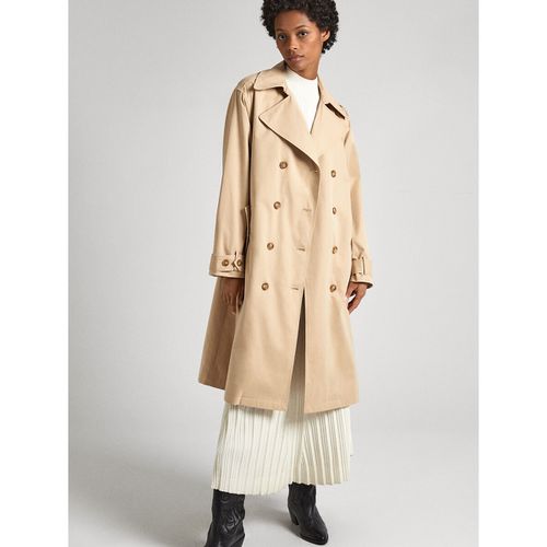 Trench Lungo Da Annodare Donna Taglie S - pepe jeans - Modalova